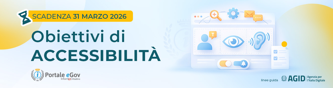 Obiettivi di accessibilità 2026: scadenza il 31 marzo